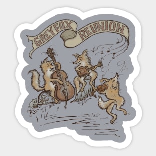 Grey Fox Reunion Sticker